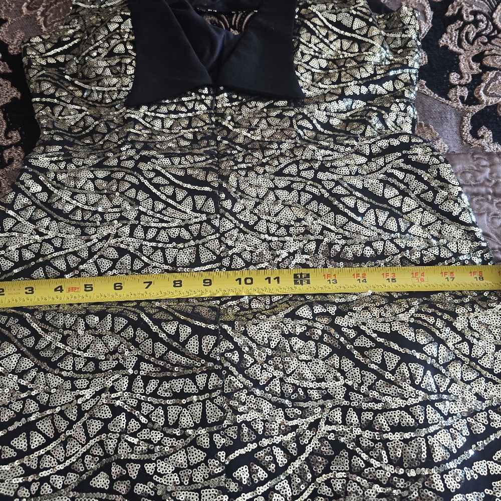 Tatyana Gold Digger Bodycon Dress L - Picture 10 of 13
